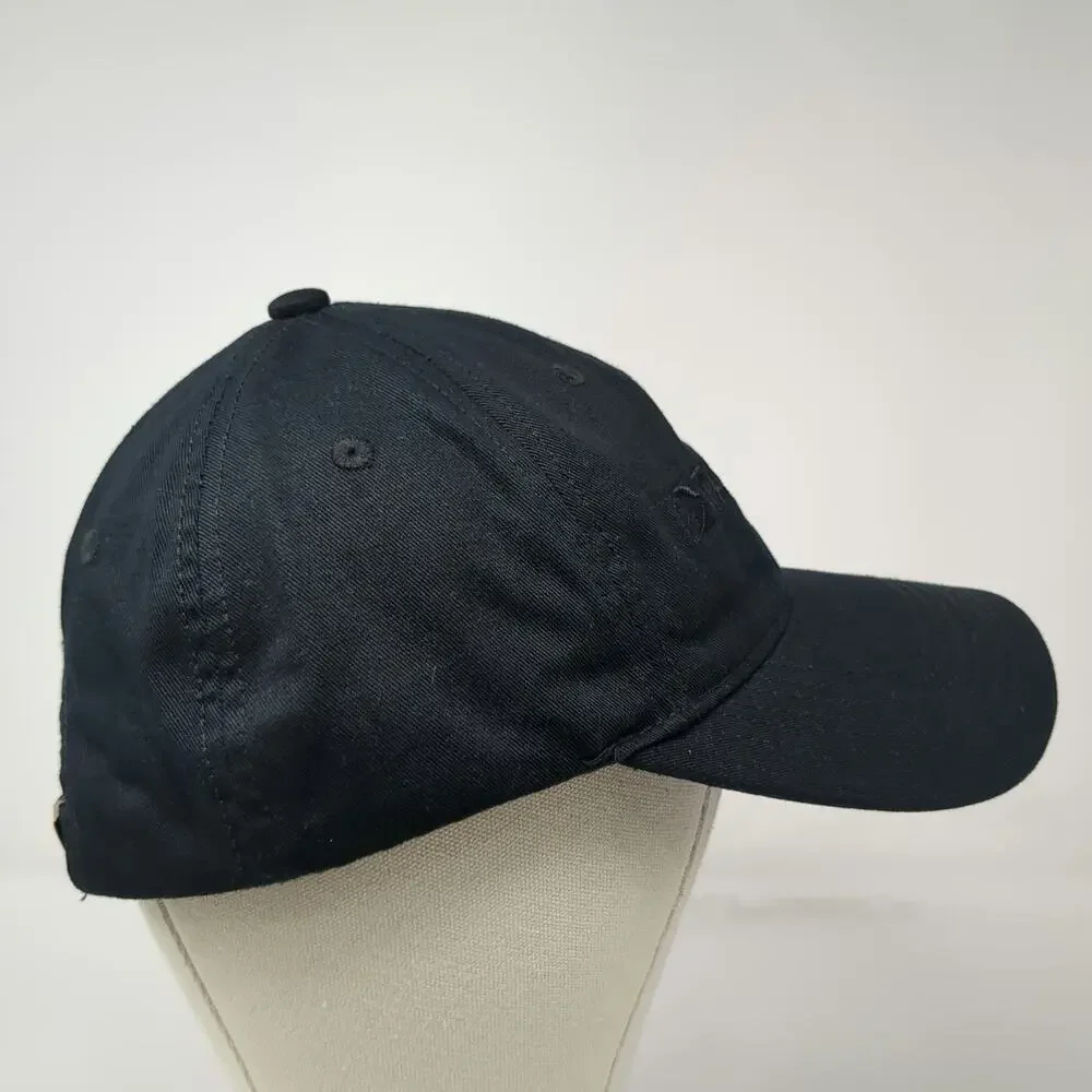Taco Bell Logo Baseball Cap Black One Size Tonal Embroidery Slideback Cotton Hat